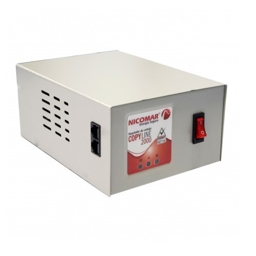 Regulador de voltaje POWEST COPYLINE3000 3000va - 4 tomas 90-140v (NRCL3000-7367)